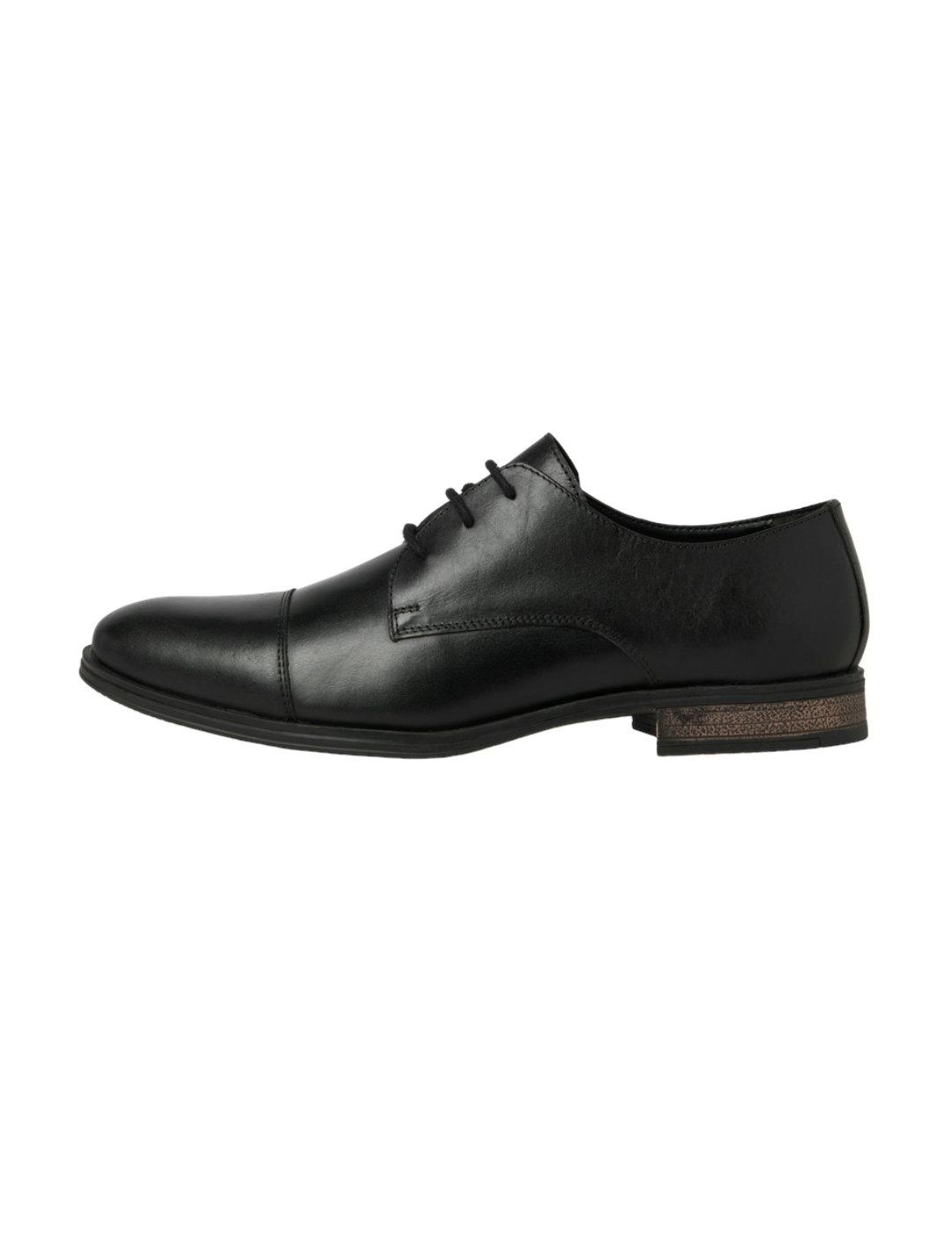 Zapato Jack & Jones Raymond negro de vestir para hombre