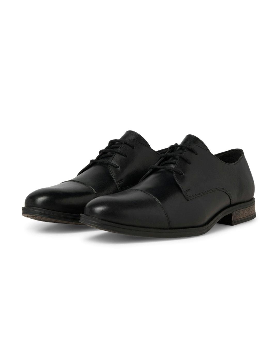 Zapato Jack & Jones Raymond negro de vestir para hombre