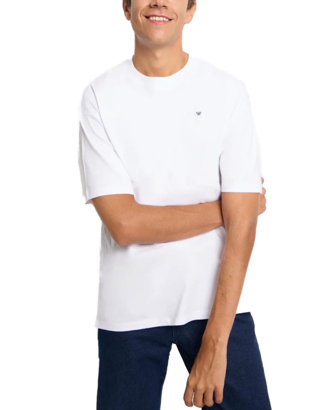 Camiseta Silbon relax fit sport colege manga corta de hombre