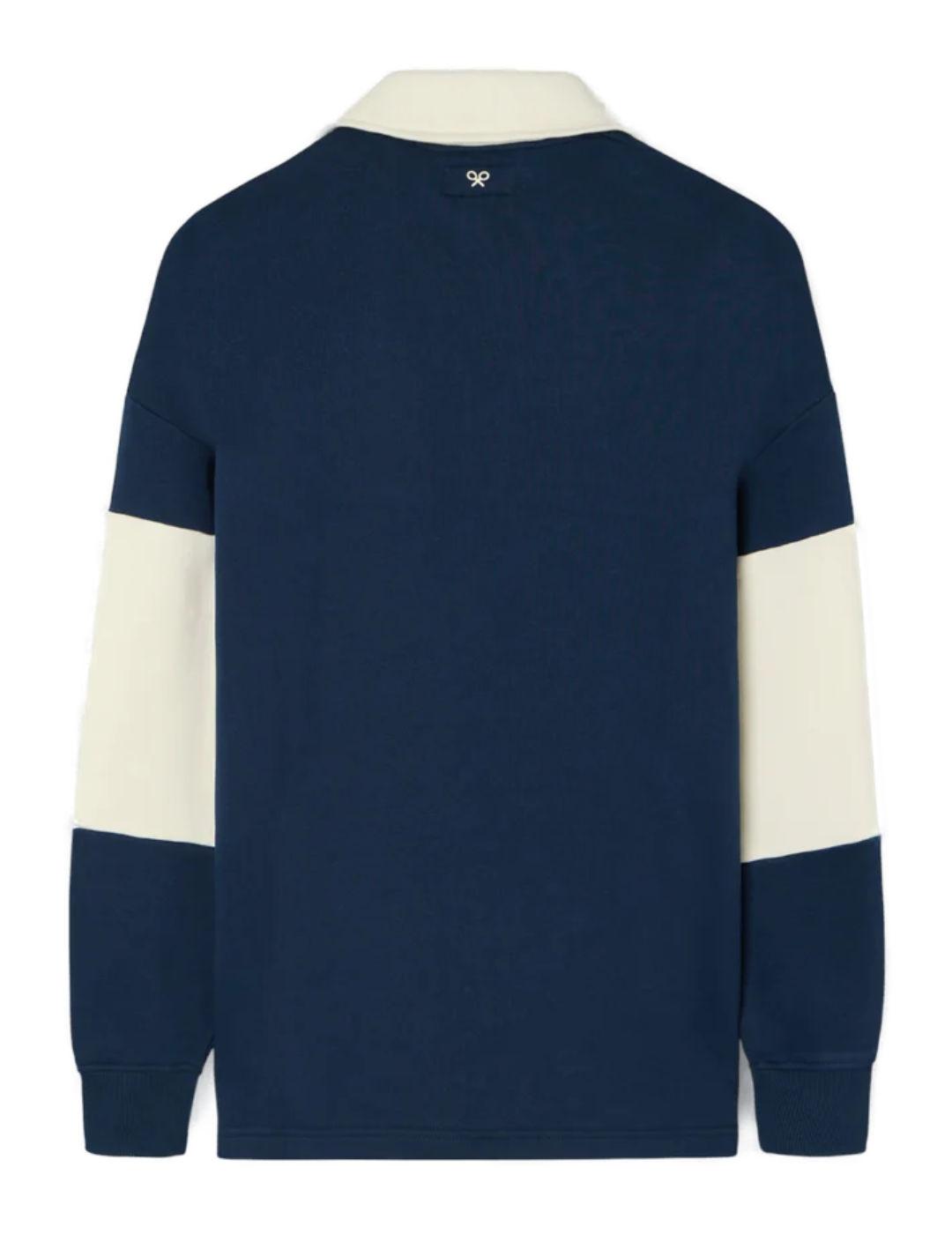 Sudadera Silbon cuello marino y blanco cuello polo de hombre