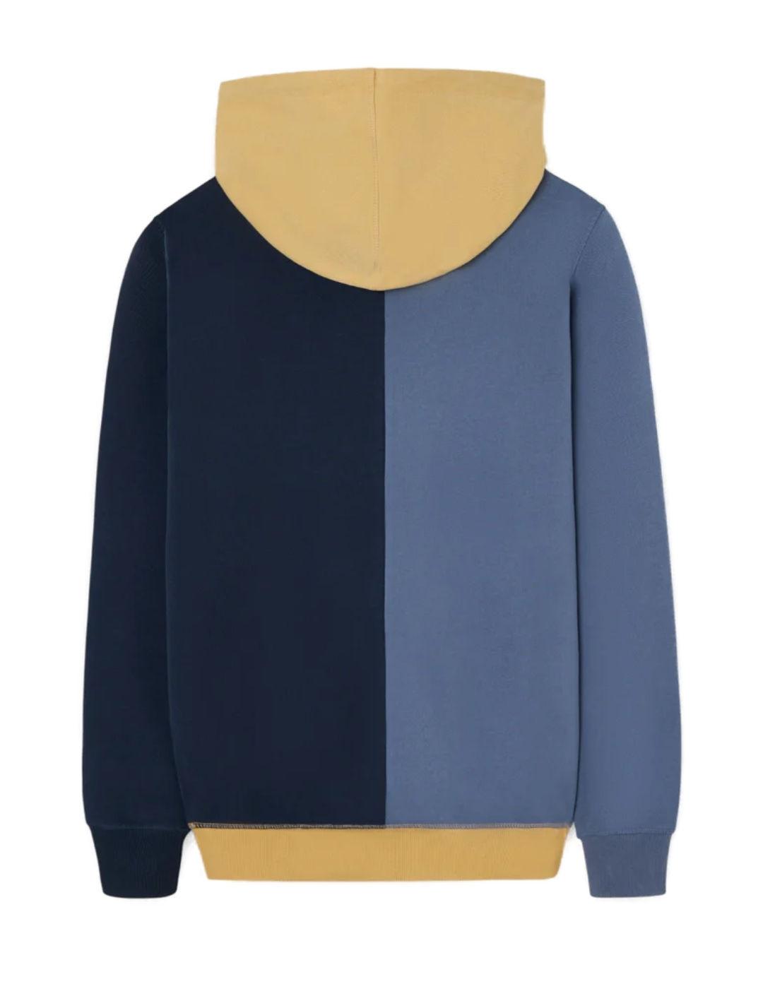 Sudadera Silbon hoodie multicolor con capucha de hombre