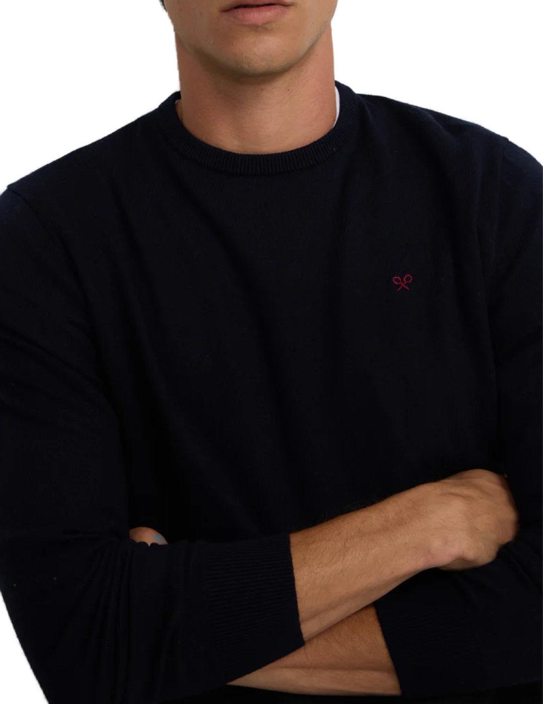 Jersey Silbon classic cuello redondo marino para  hombre