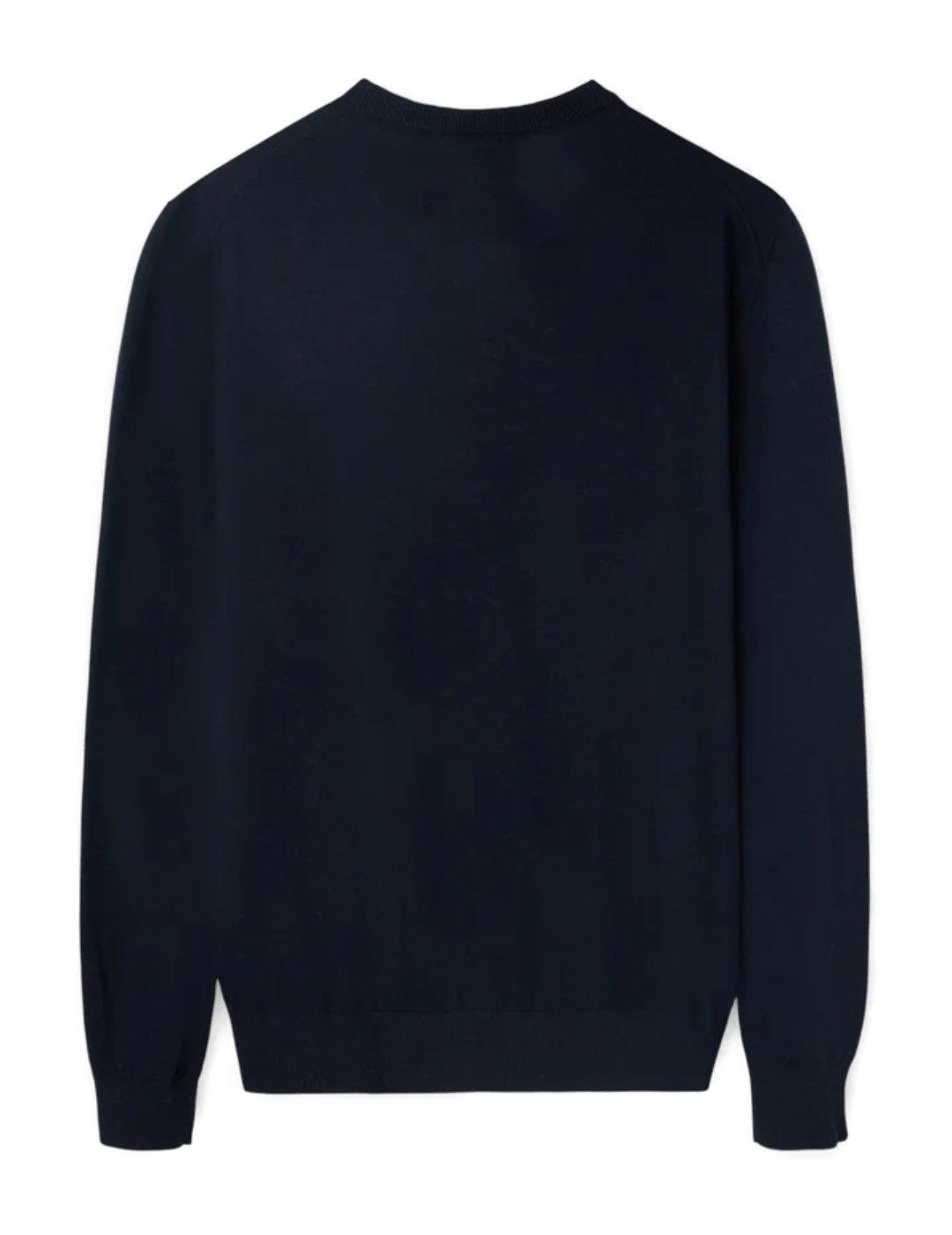 Jersey Silbon classic cuello redondo marino para  hombre