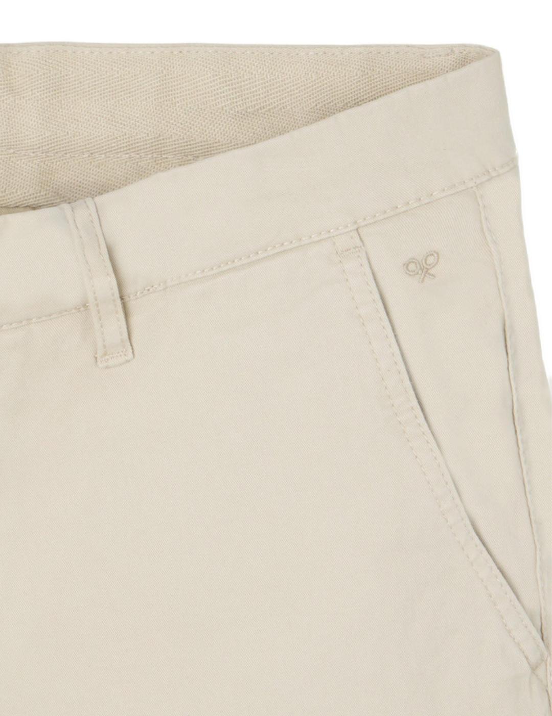Pantalón Silbon cargo casual beige multibolsillos de hombre