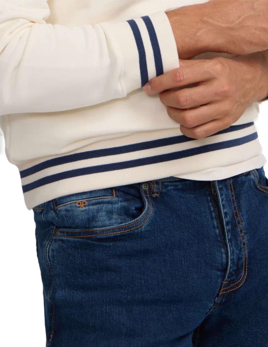 Pantalón Silbon sport denim azul oscuro Slim fit para hombre