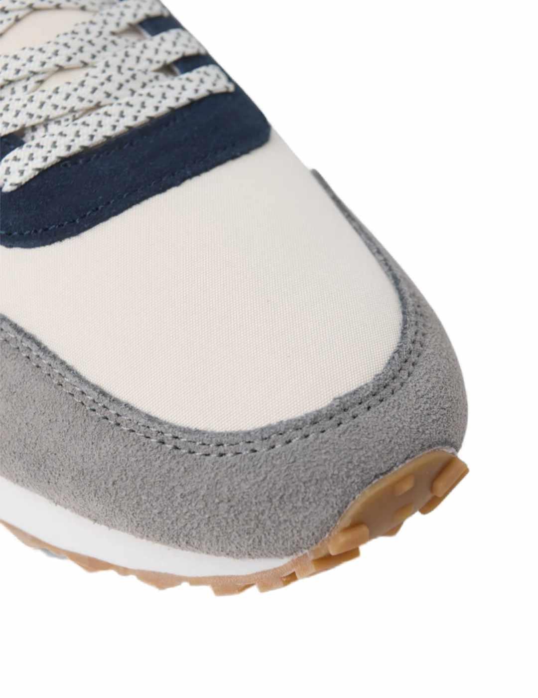 Zapatilla Silbon running  multicolor beigey azul para hombre