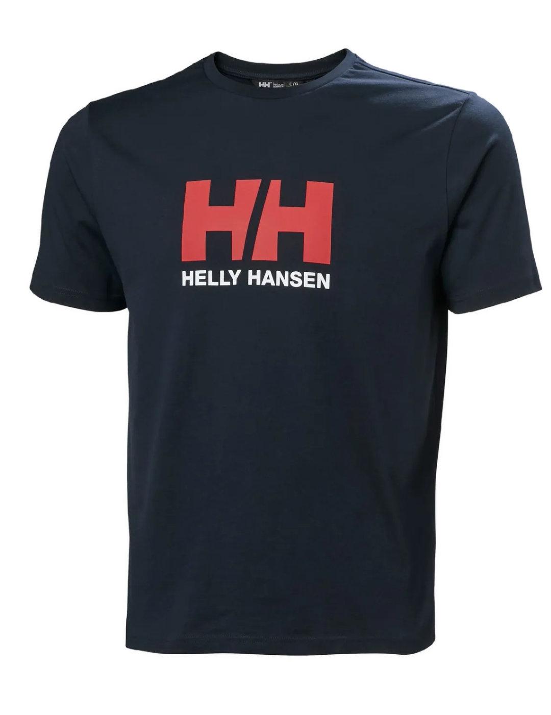 Camiseta Helly Hansen azul marino manga corta de hombre