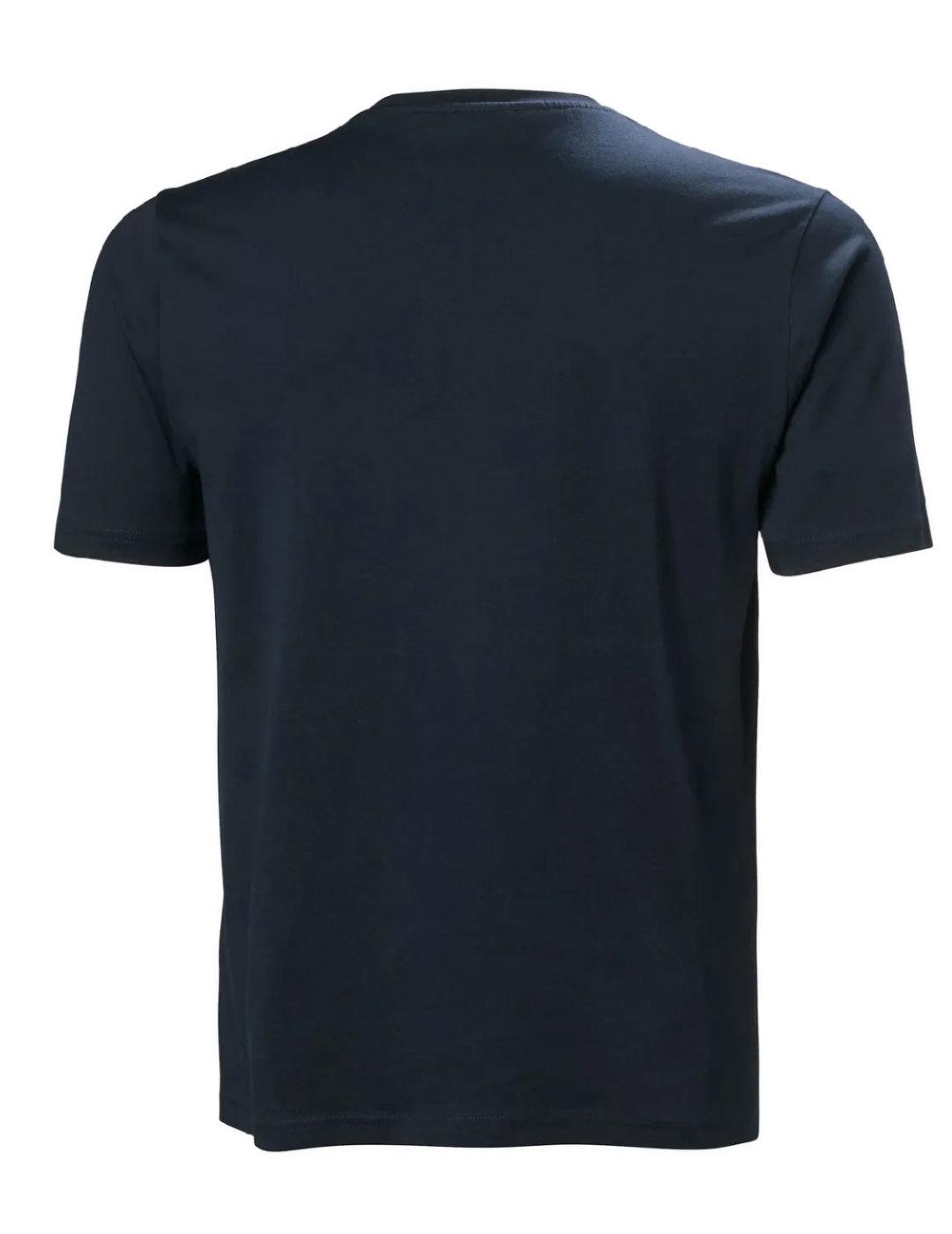 Camiseta Helly Hansen azul marino manga corta de hombre