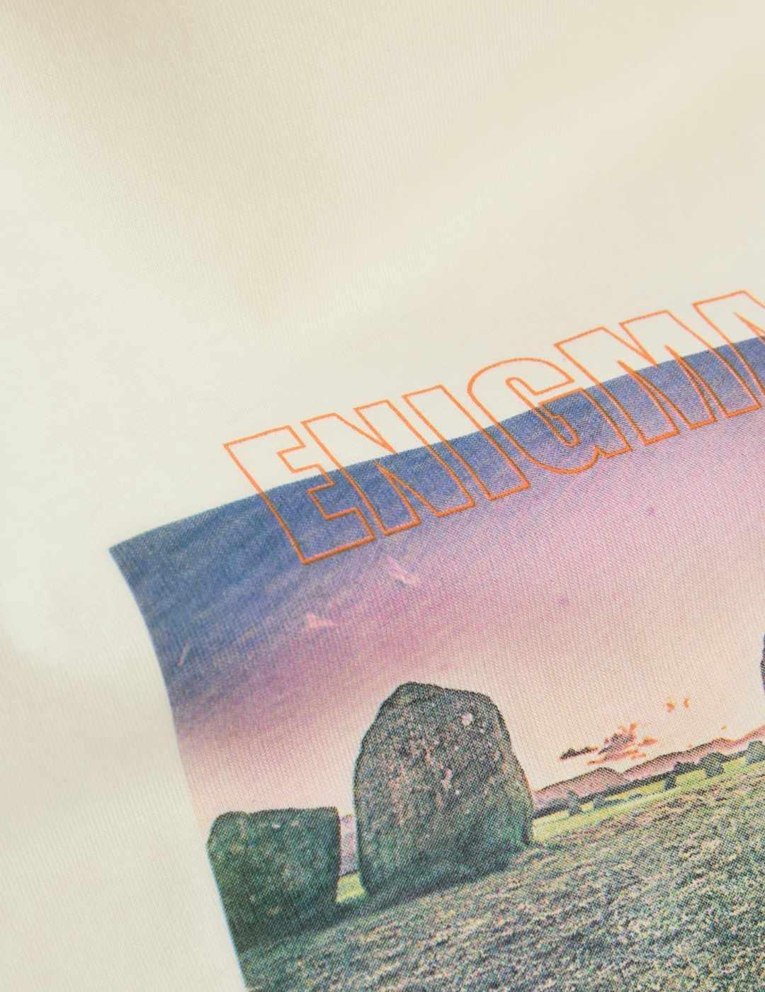 Camiseta Jack&Jones Ryu beige manga corta para hombre