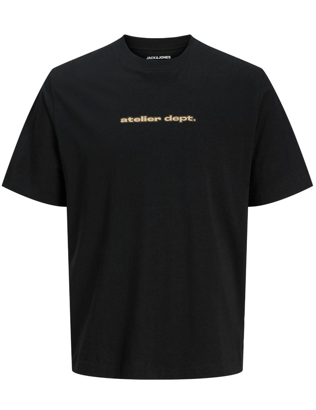 Camiseta Jack&Jones Rody negra manga corta para hombre