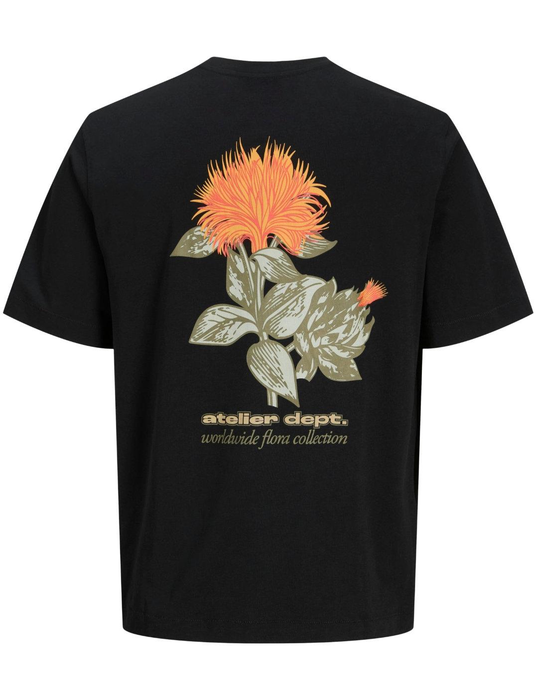 Camiseta Jack&Jones Rody negra manga corta para hombre