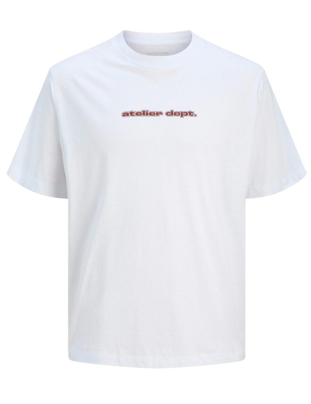 Camiseta Jack&Jones Rody blanca manga corta para hombre