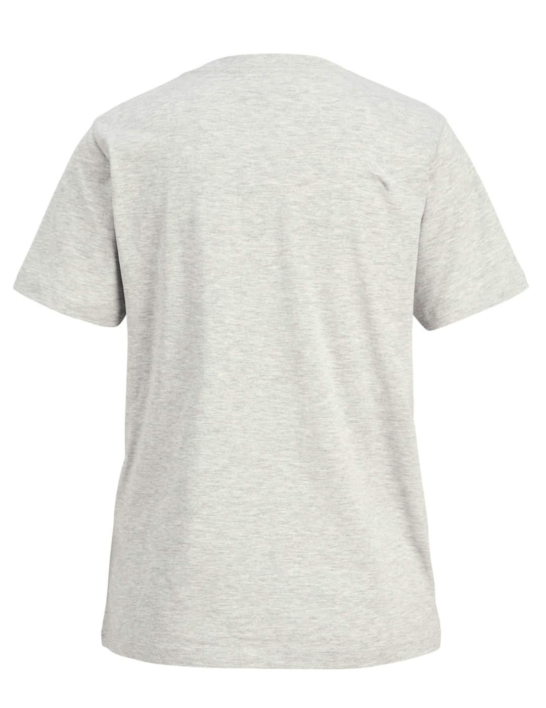 Camiseta JJXX Merle gris manga corta para mujer