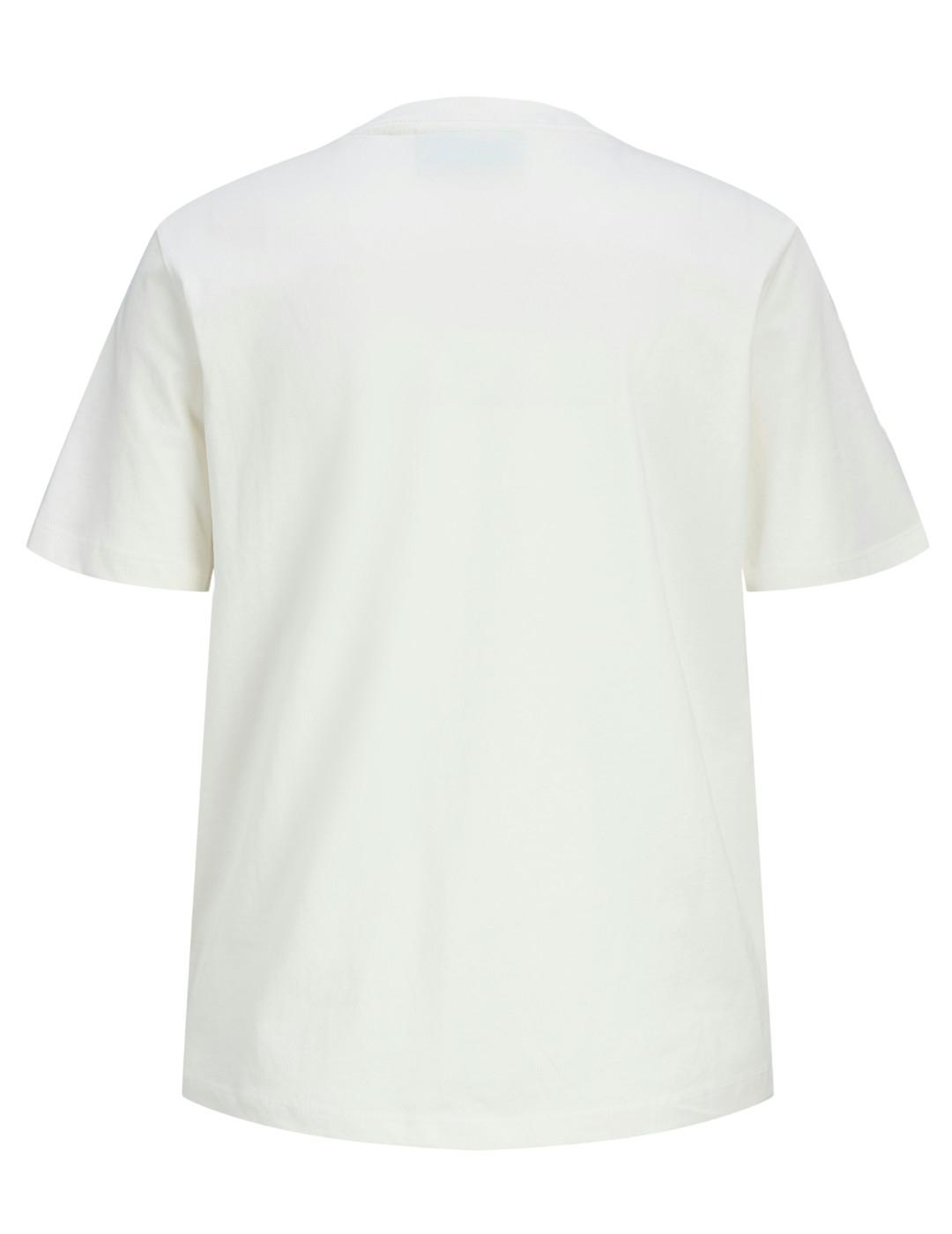 Camiseta JJXX Merle crudo manga corta para mujer