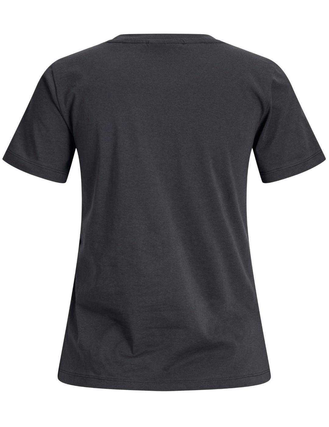 Camiseta JJXX negra manga corta para mujer
