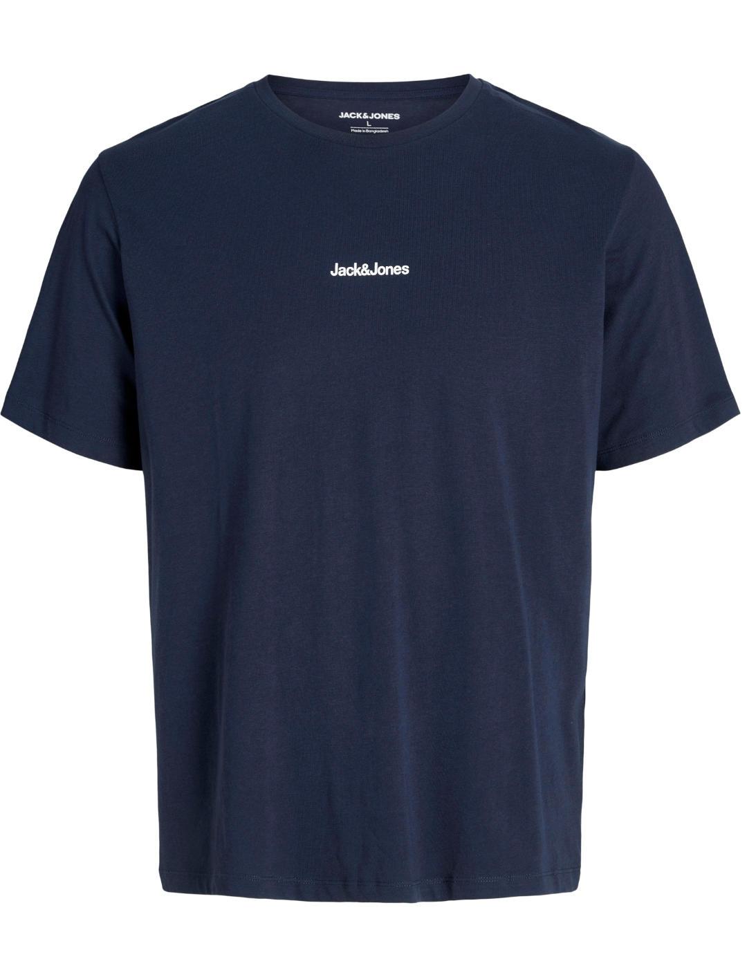 Camiseta Jack&Jones Mine Tee azul manga corta para hombre