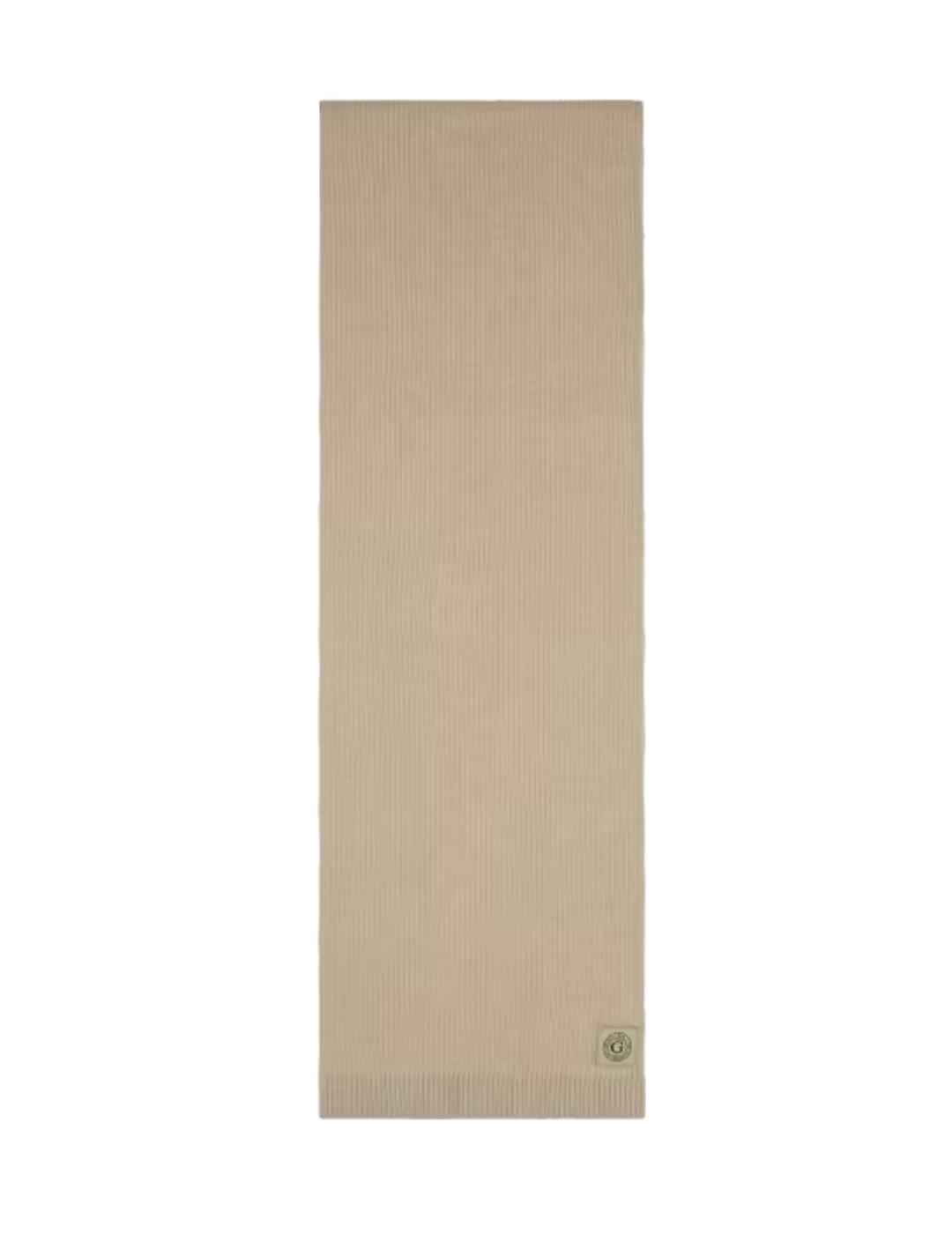 Bufanda Guess Bicolor beige acanalada para hombre