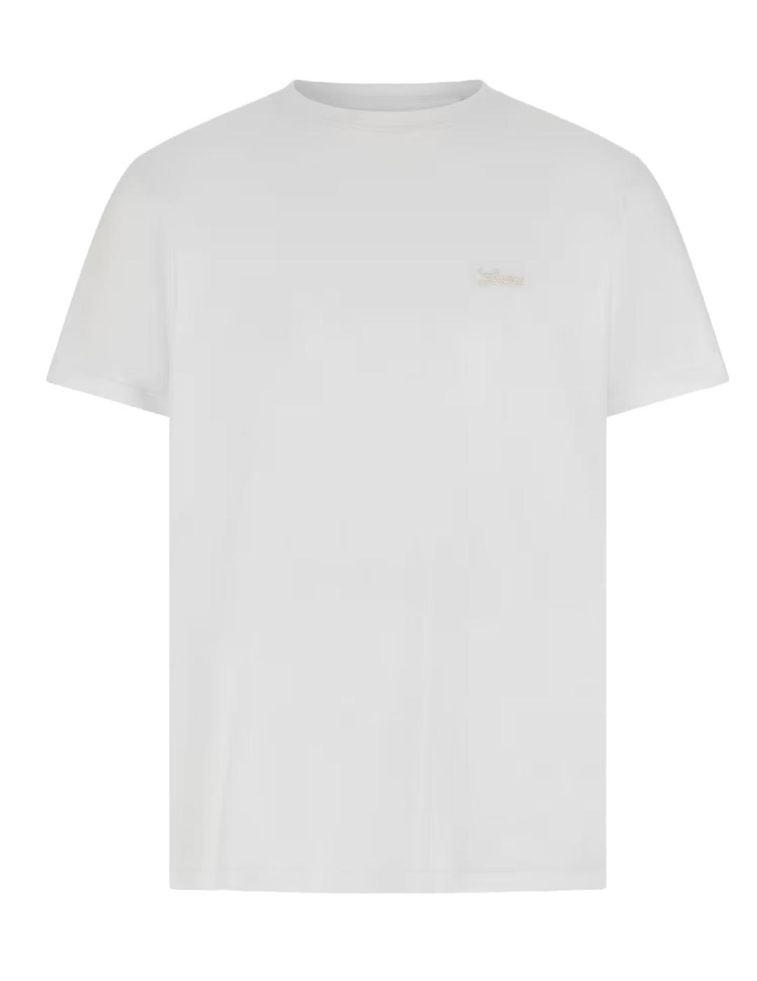 Camiseta Guess Basic blanca manga corta para hombre