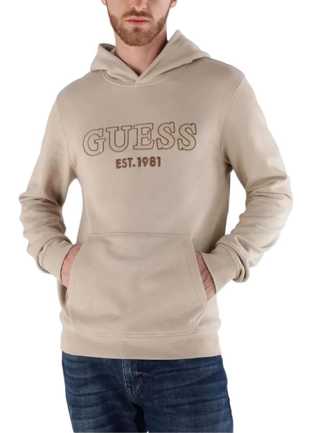 Sudadera Guess Hoodie arena con capucha para hombre