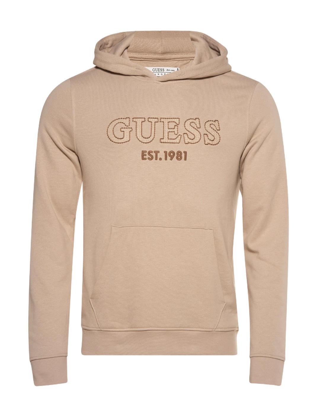 Sudadera Guess Hoodie arena con capucha para hombre
