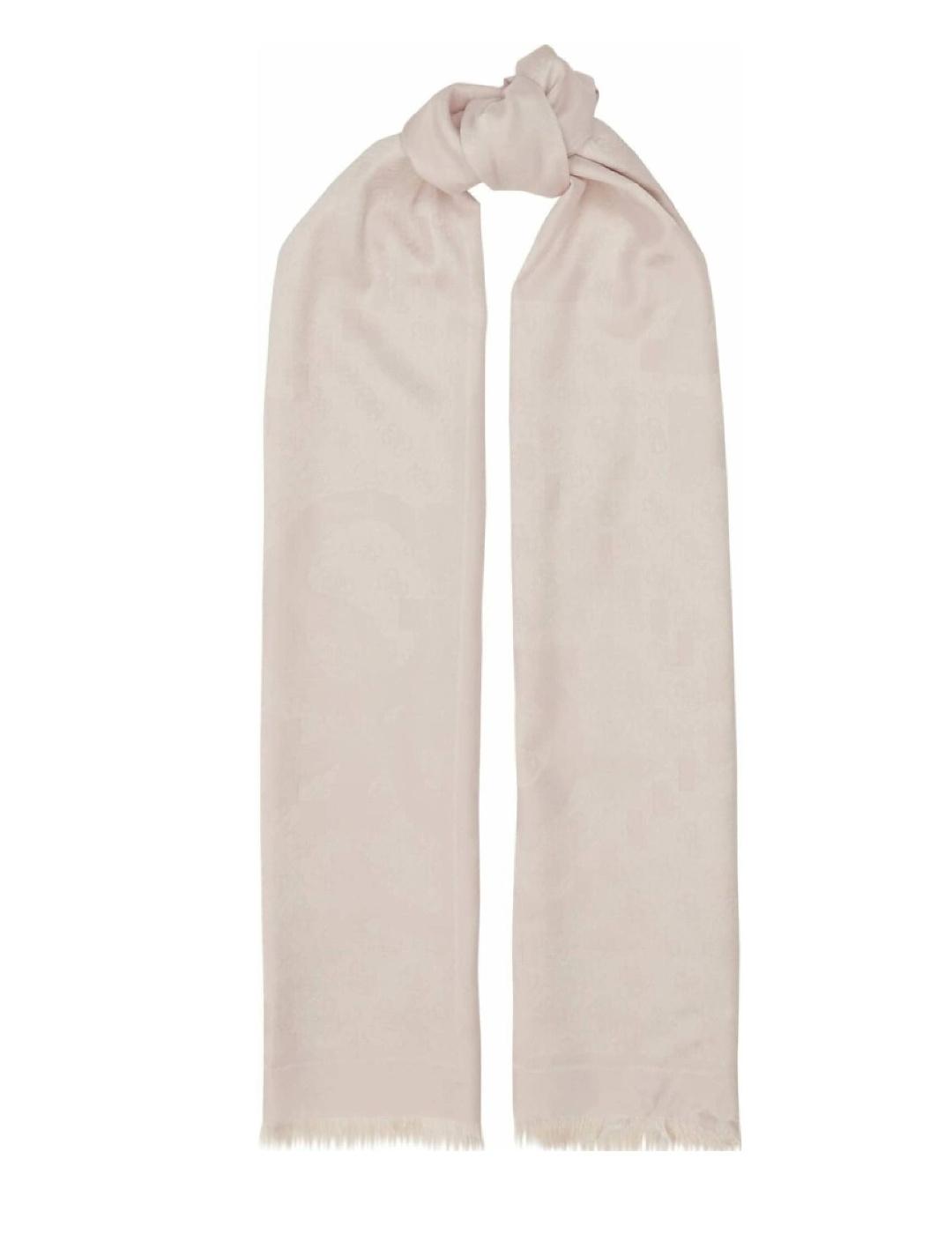 Pañuelo Guess Lefia rosa claro logotipo 4G para mujer