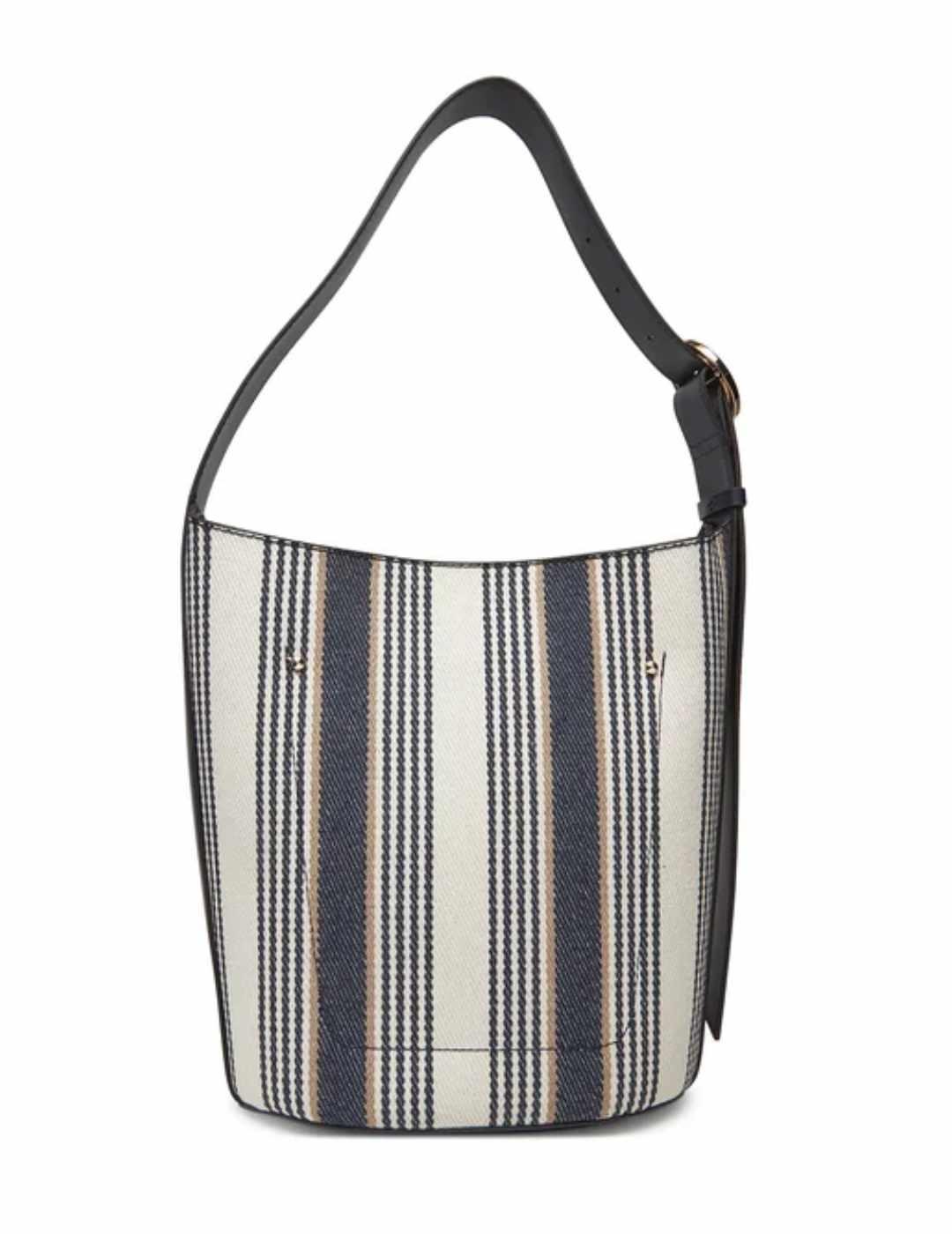 Bolso Guess Nicolette azul multicolor rayas para mujer