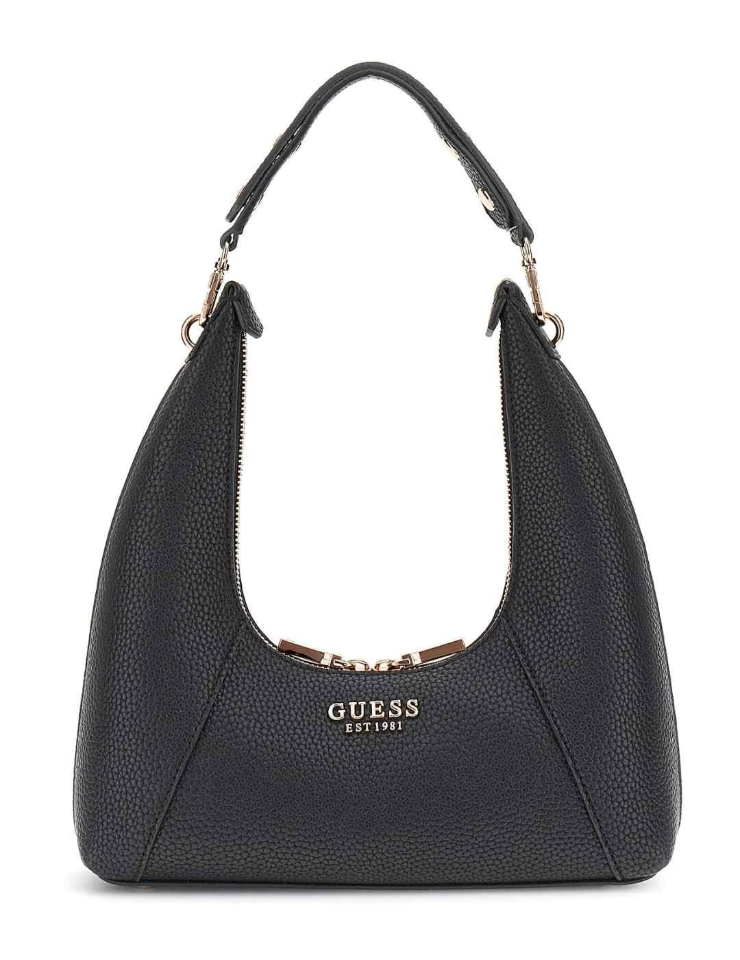 Bolso Guess Calista shoulder negro de hombro para mujer