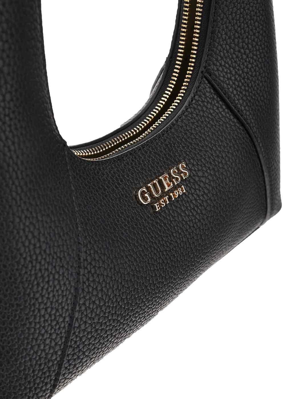 Bolso Guess Calista shoulder negro de hombro para mujer