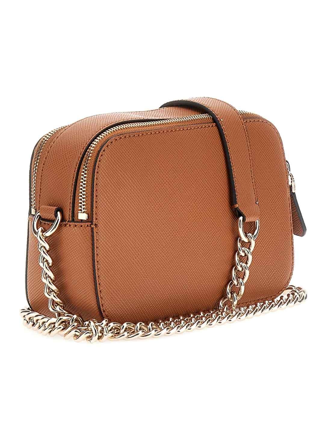 Bolso bandolera Guess Noelle camel para mujer