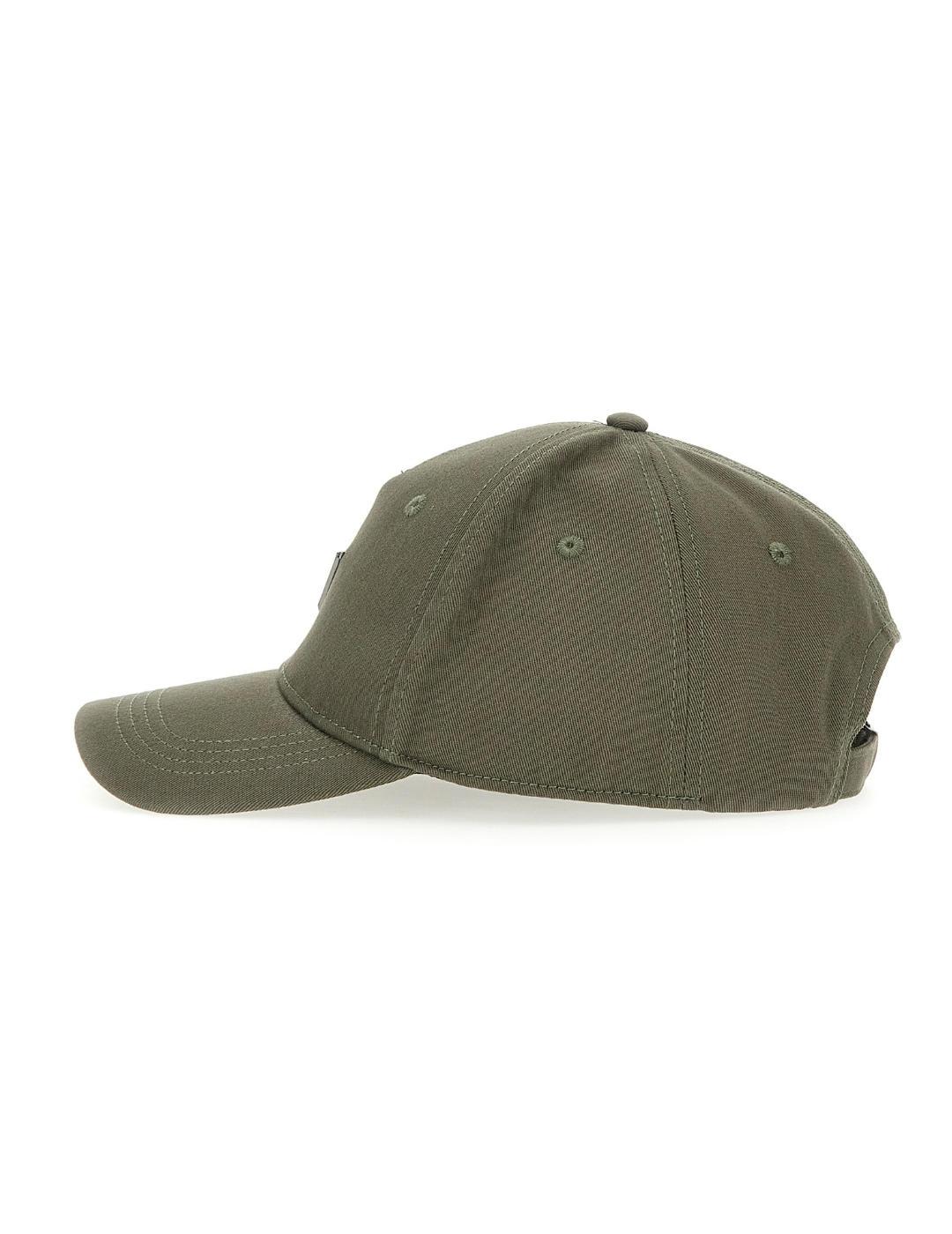 Gorra beisbolera Guess Baseball verde triángulo para hombre