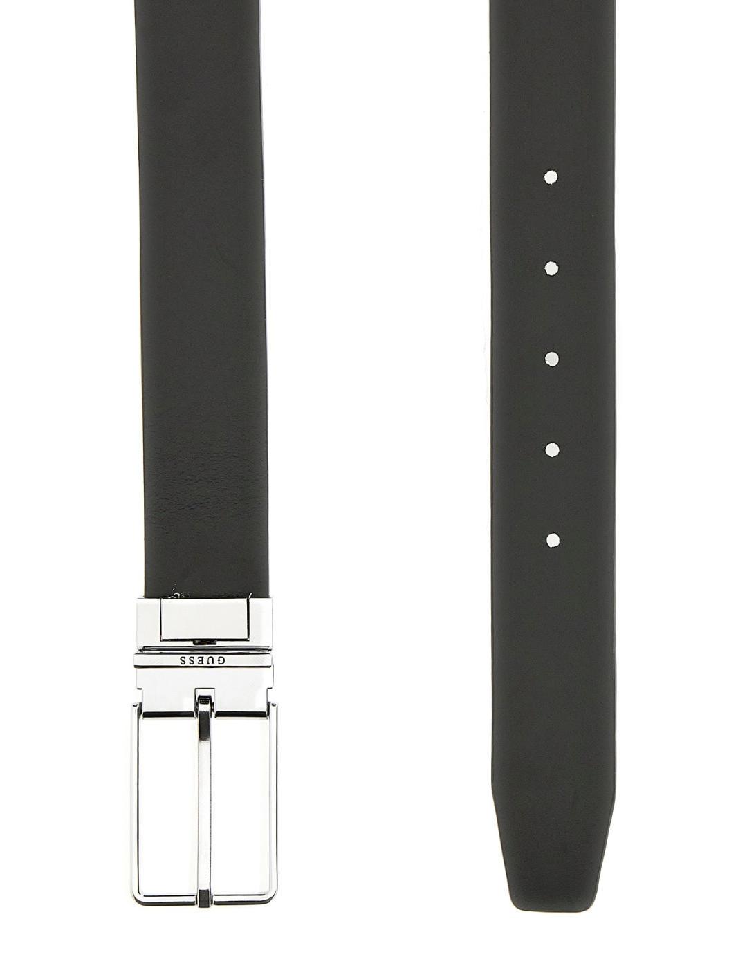 Cinturón Guess Agueda negro estampado para hombre