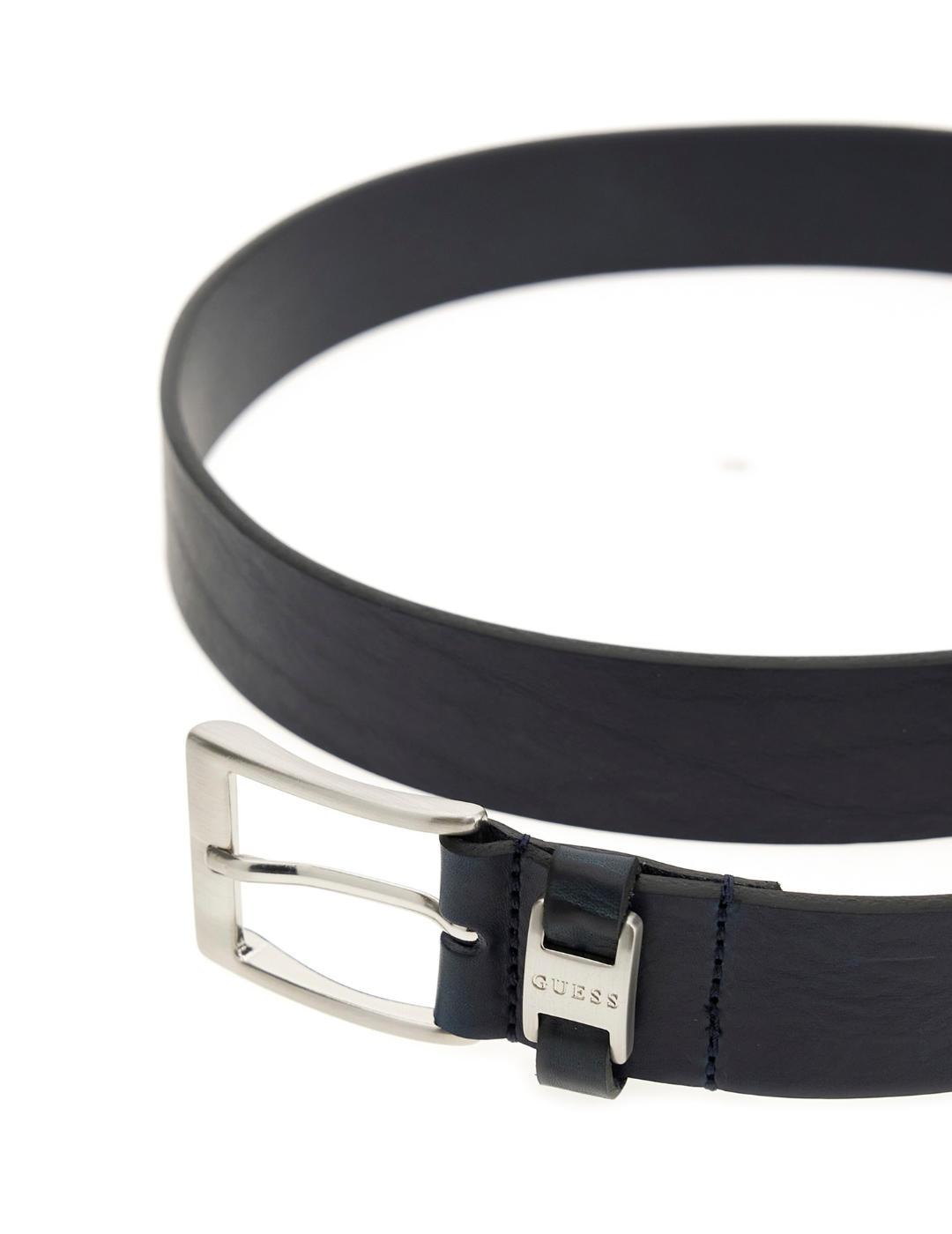 Cinturón Guess Not Adj & Not Rev azul piel para hombre