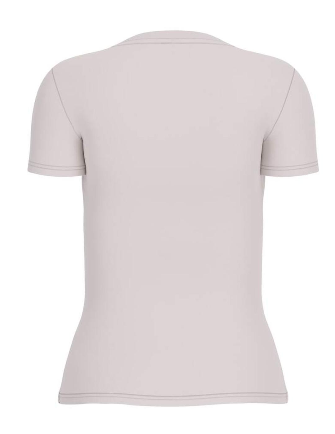 Camiseta Guess Animalier blanca manga cortade mujer