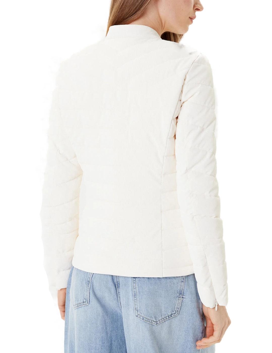 Chaqueta Guess New Vona blanca acolchada para mujer