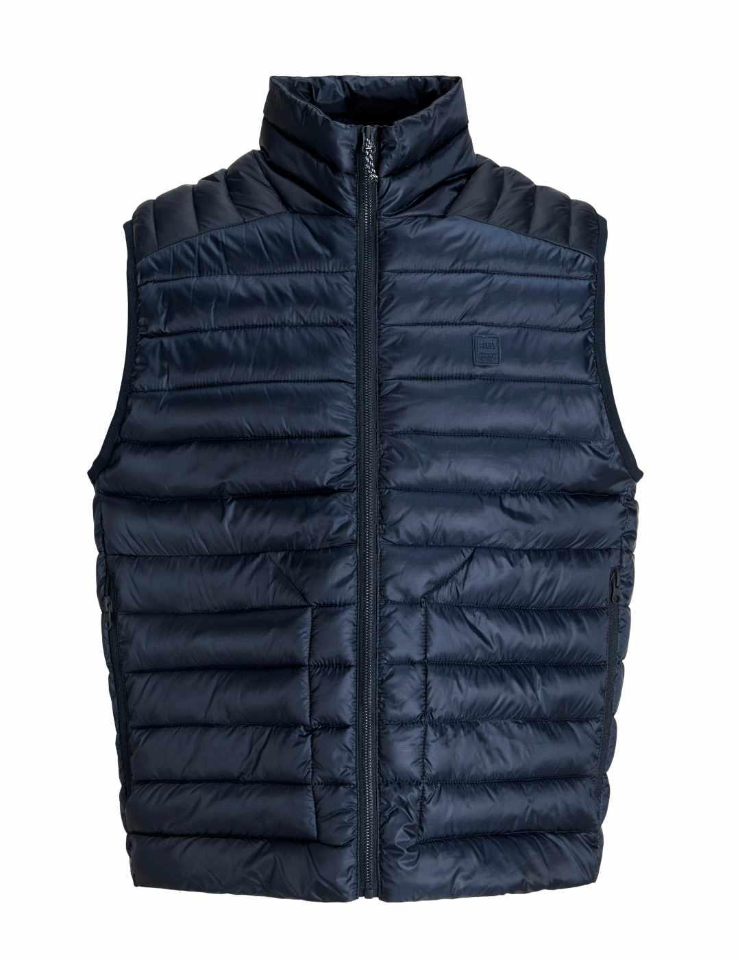 Chaleco Jack&Jones Prime azul marino acolchado para hombre