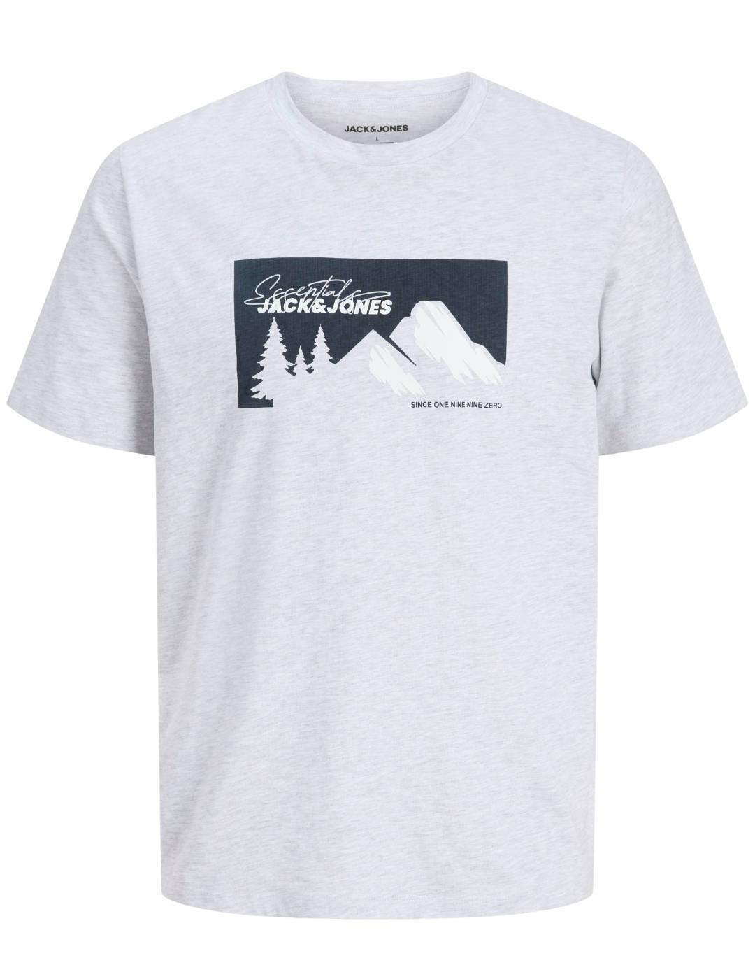 Camiseta Jack&Jones Sun blanca manga corta para hombre