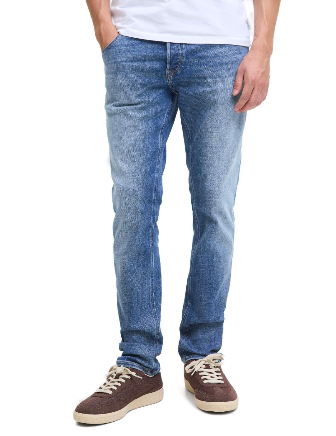 Vaquero Jack&Jones Glenn azul claro slim fit para hombre
