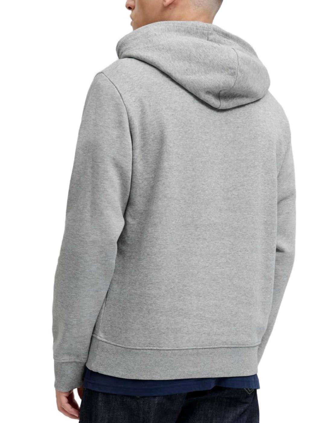 Sudadera Jack&Jones Urban gris con capucha para hombre