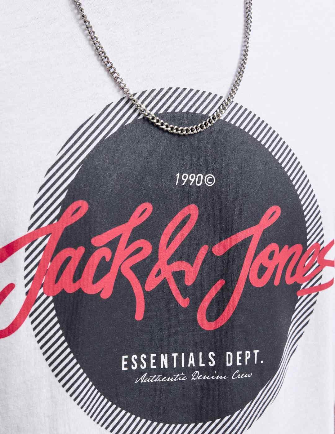 Camiseta Jack&Jones Urban blanca manga corta para hombre