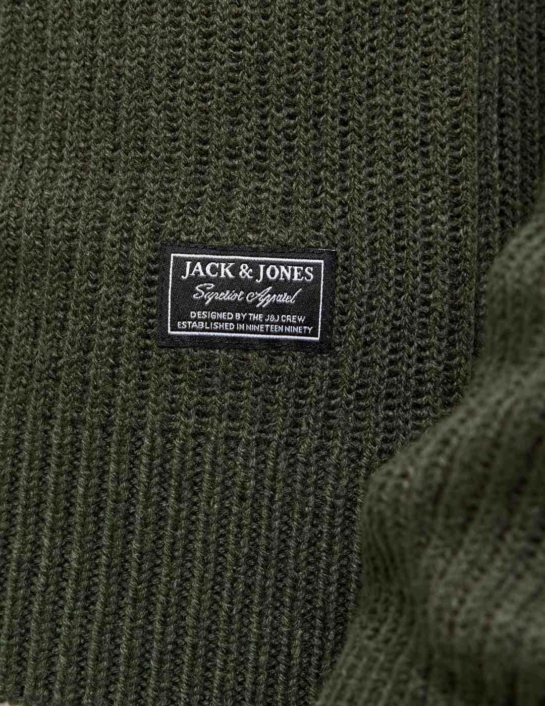 Jersey Jack & Jones Panne de punto verde para hombre