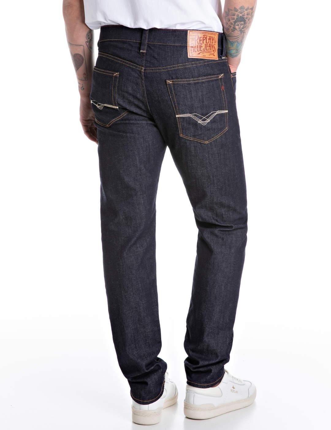Vaquero Replay Neaal azul oscuro slim fit para hombre