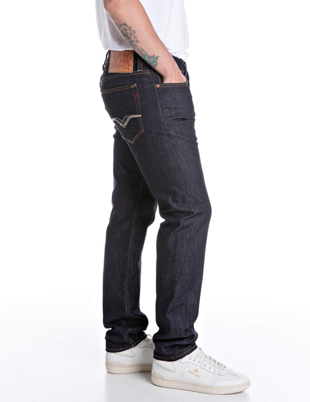 Vaquero Replay Neaal azul oscuro slim fit para hombre
