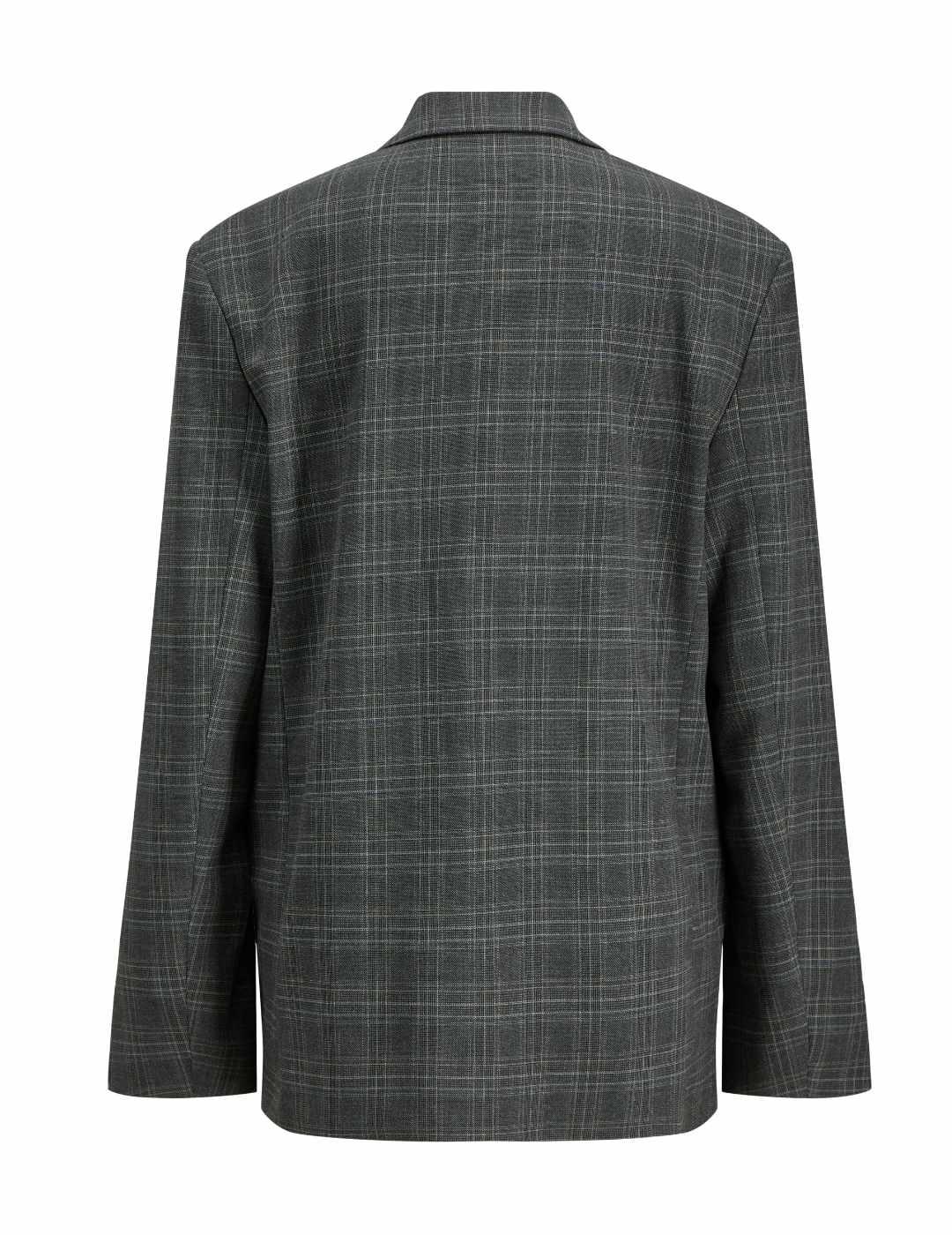 Blazer JJXX Maya Ellis Relaxed gris cuadros para mujer