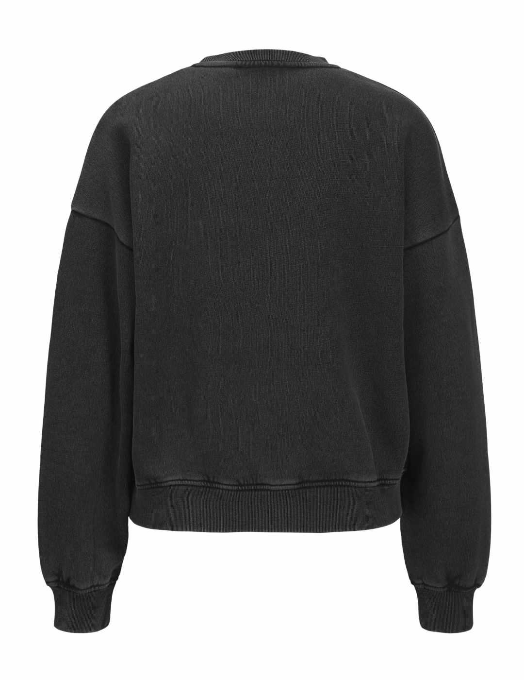 Sudadera JJXX Britta negra cuello redondo para mujer