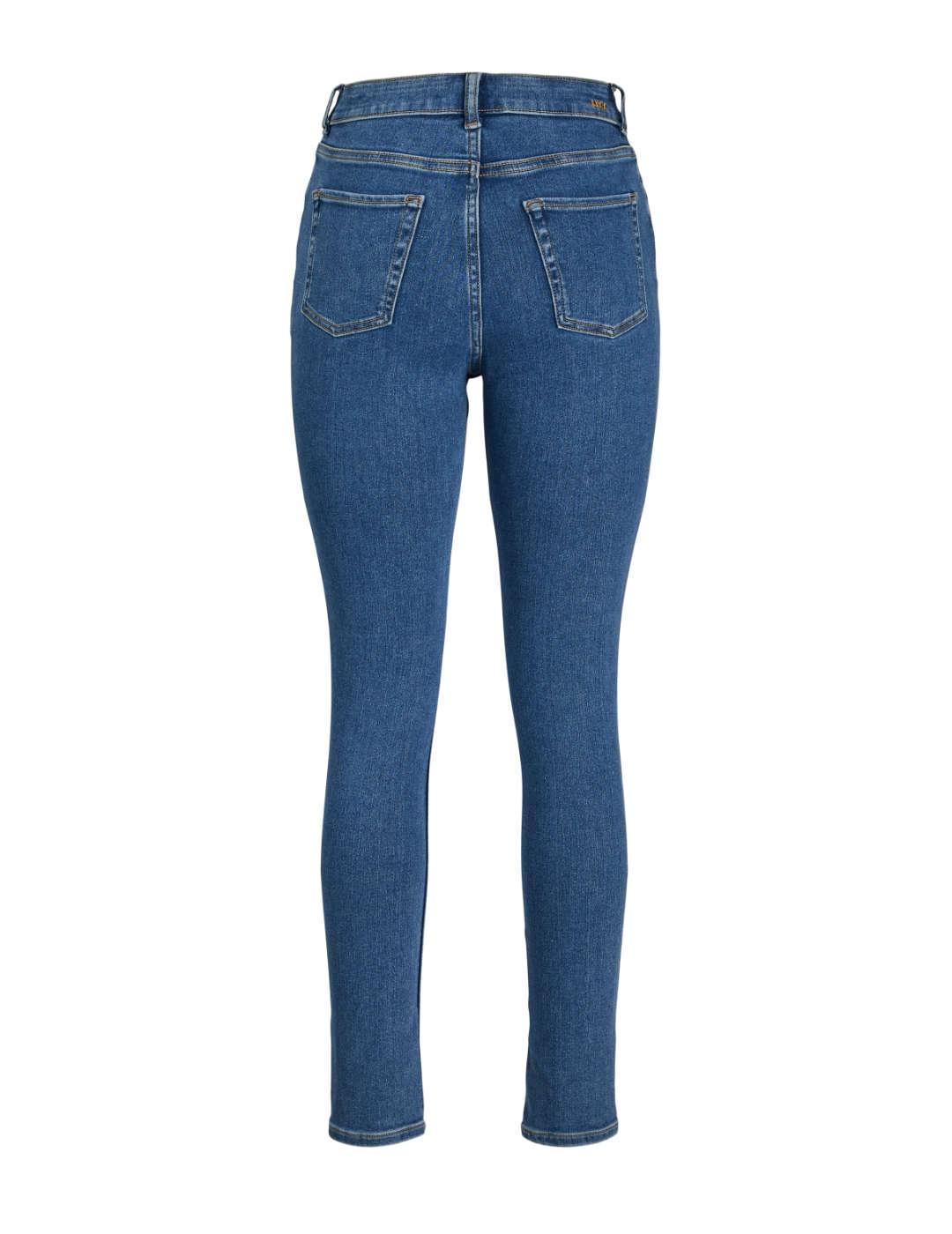 Pantalón vaquero JJXX Sydney Skinny azul tiro alto de mujer