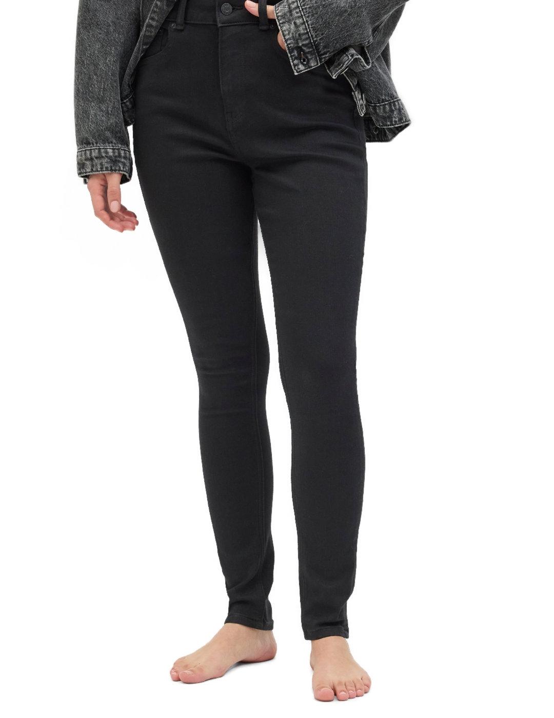 Pantalón vaquero JJXX Vienna skinny negro para mujer