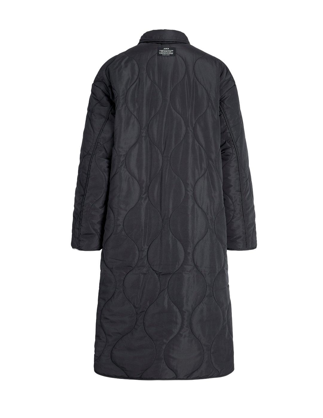 Abrigo JJXX Serena negro largo acolchado para mujer