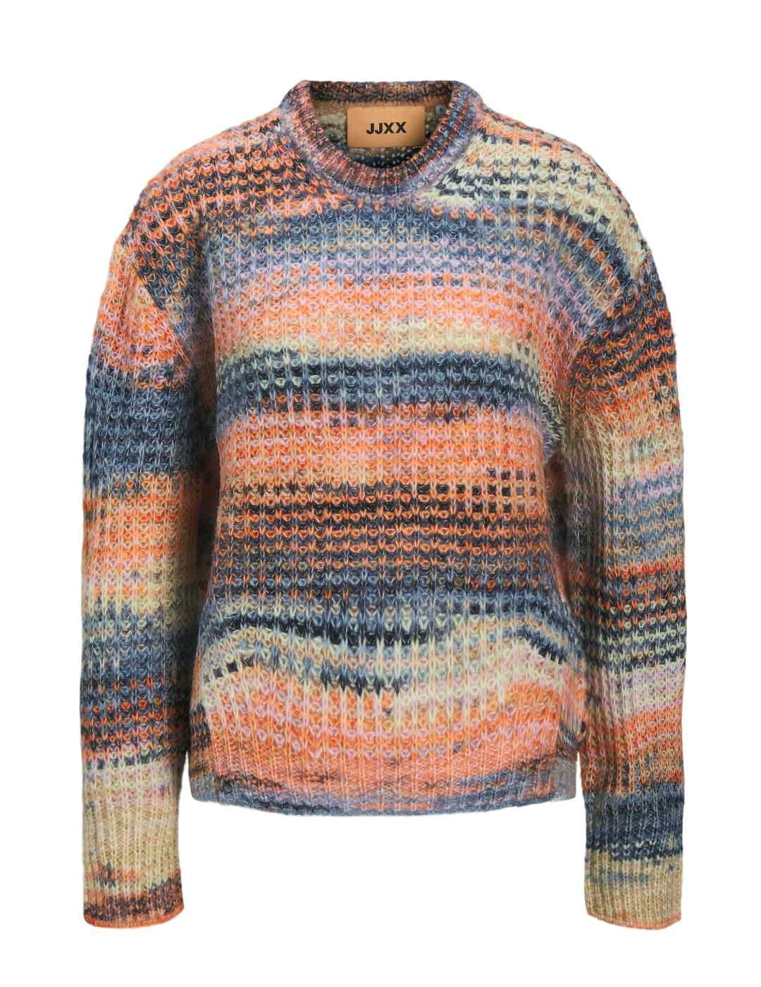 Jersey JJXX Simone multicolor punto grueso para mujer