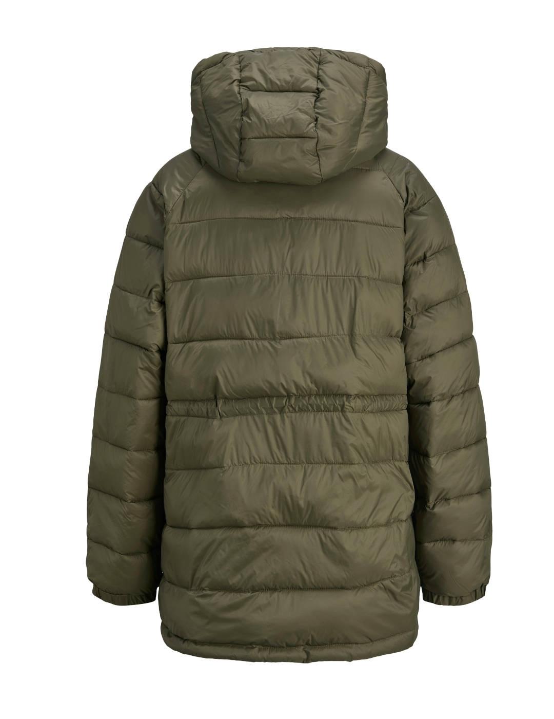 Chaqueta JJXX Mira verde ligera 3/4 para mujer