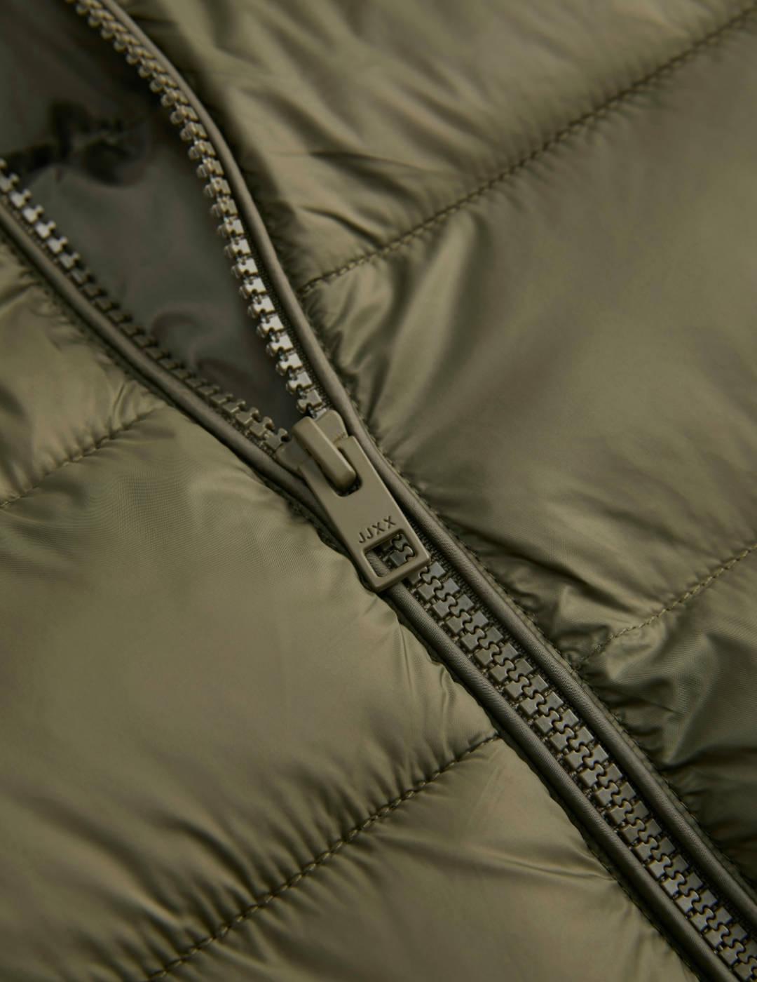 Chaqueta JJXX Mira verde ligera 3/4 para mujer